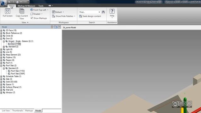 AutoCAD failid tasuta tarkvarades - Autodesk Design Review - objektide pööramine (5/12) смотреть онлайн