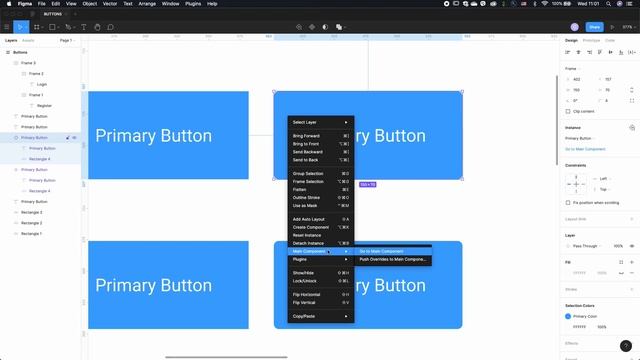 Everything about creating buttons in Figma смотреть онлайн