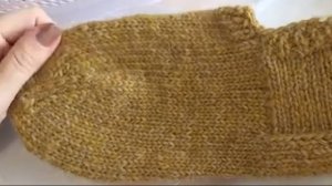 Следки мужские спицами _ Без шва _ С удобной посадкой _ Вязание для начинающих🧶