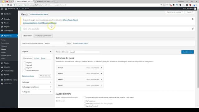 Crear menús diferentes en páginas diferentes con Conditional Menús de WordPress смотреть онлайн