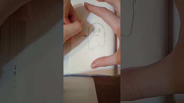 рисуем милое приведение. смотреть онлайн