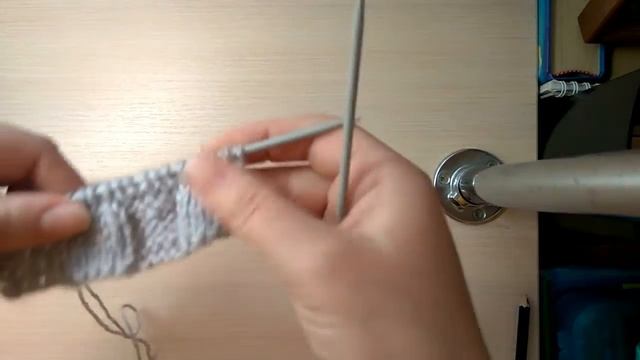 Узор квадраты, вяжем спицами... Учимся вязать на КЛЕПСИДРА ТВ...