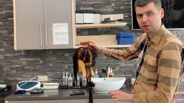 Обучение парикмахеров, техники ровной линии смотреть онлайн