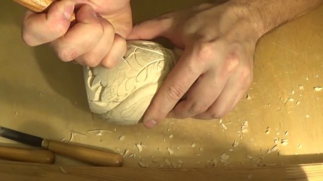 Узор Совы. Резьба по дереву Кудринка смотреть онлайн