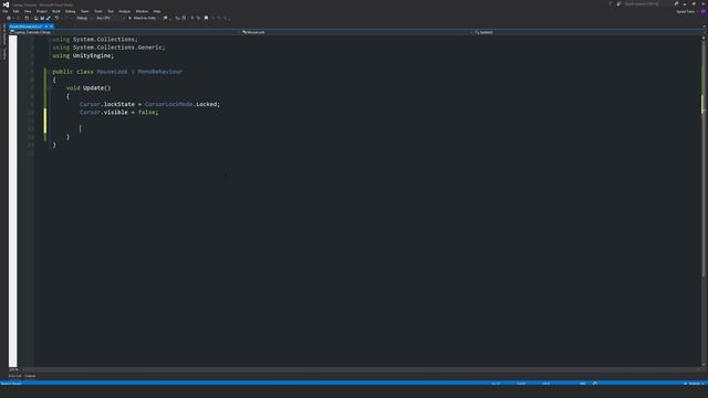 LOCK Your MOUSE CURSOR in Unity (Hiding That Mouse!) смотреть онлайн