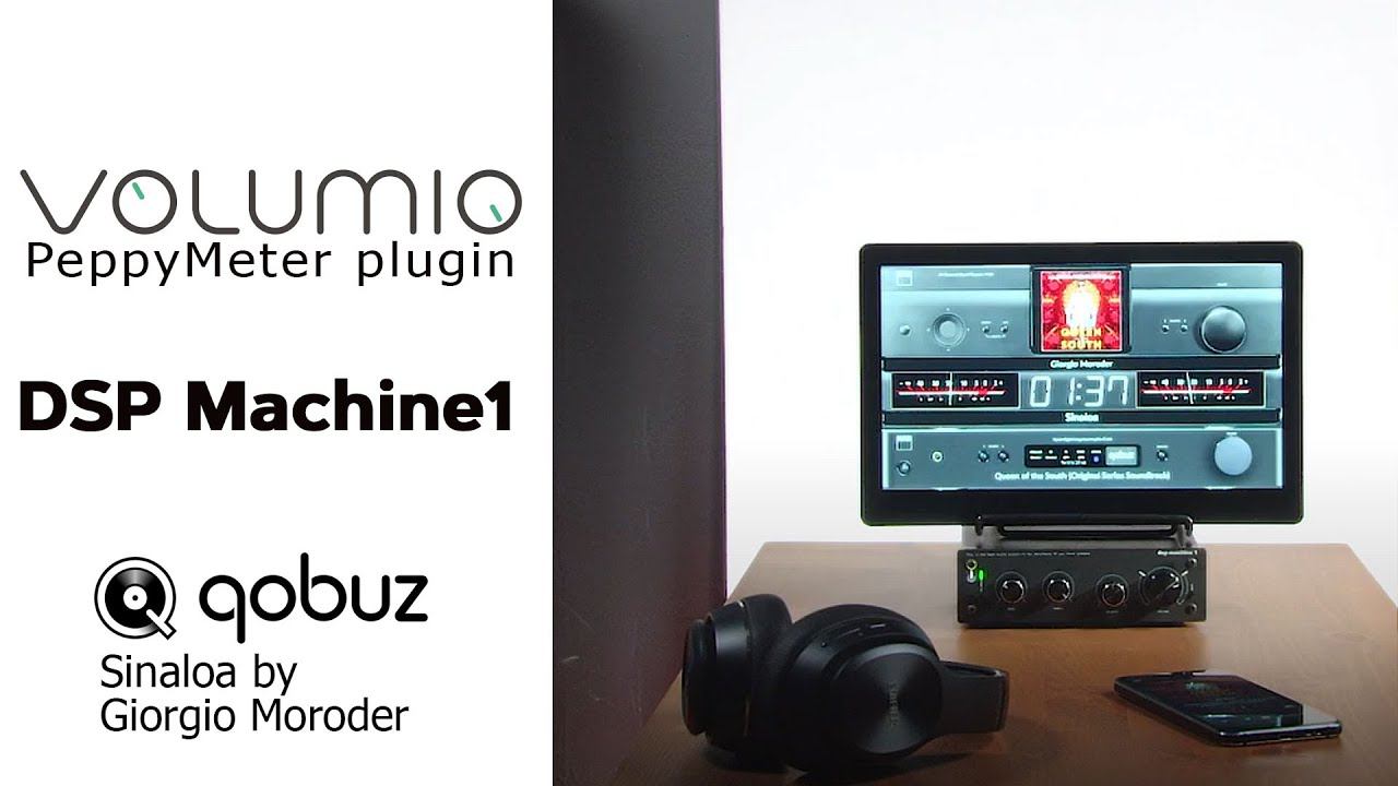Sinaloa by Giorgio Moroder | Project with PeppyMeter, Volumio & DSP Machine 1 | NAD STYLE plugin смотреть онлайн