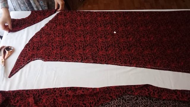 Muslimalarga Chiroyli Fasondagi Ko'ylak Bichamiz. Razmer 48