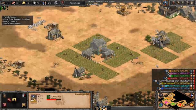 Age of Empires 2: Definitive Edition - 4v4 RM Goths Arabia - eartahhj - 20/05/2020 смотреть онлайн