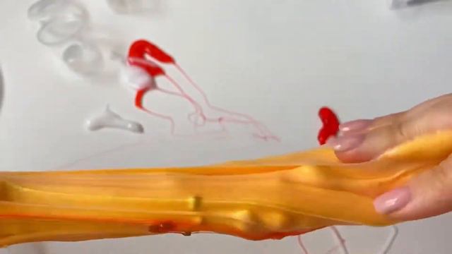 Залипательный обзор Pizza slime| Слаймы от Slimemilamake смотреть онлайн