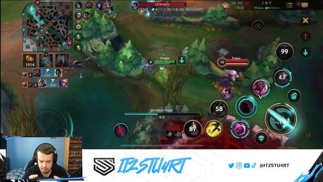 INSANE SUPPORT TO CLIMB IN SEASON 9 🔥 FULL TANK SUPPORT GRAGAS - Wild Rift Gameplay смотреть онлайн