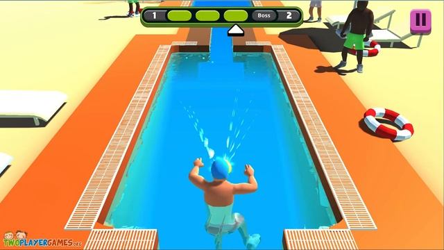 DODGEBALL - ( Funny Water Sports Games for 2 Player ) смотреть онлайн
