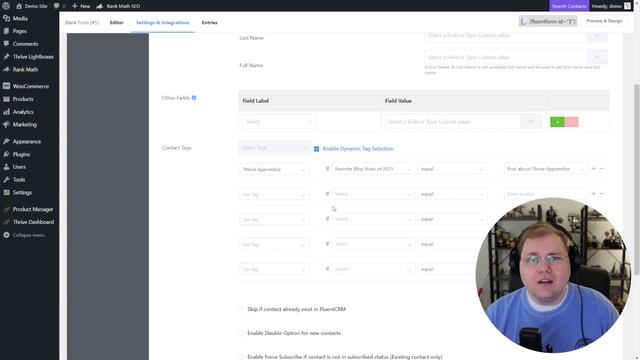 Dynamic Tagging Between Fluent Forms and FluentCRM смотреть онлайн