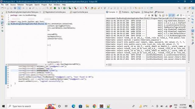 Springboot Bus Reservation System With JUnit | JUnit Test Cases Added | Workflow Project | Junit смотреть онлайн