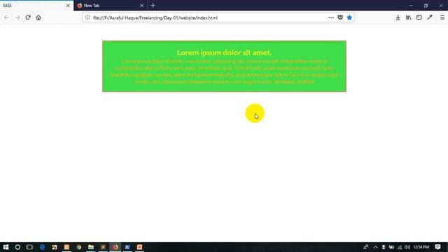 SASS part 12 - variable смотреть онлайн