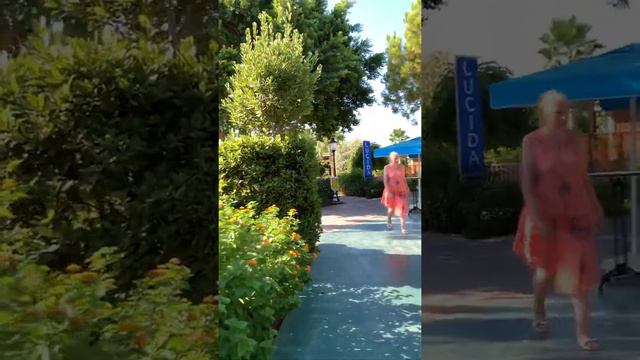 Путь до моря от лобби отеля в Lucida beach hotel #lucidabeach смотреть онлайн