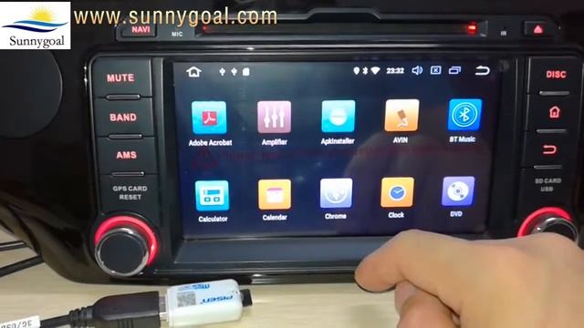 Sunnygoal: Android 8.0 OS 2 Din Autoradio Lettore DVD Per Kia K3/RIO(2011-2014)