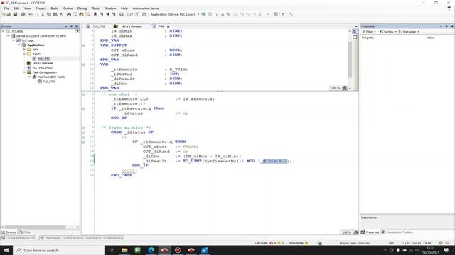 CODESYS - Random Number Generator, Itf and Visu Template Part 1 смотреть онлайн