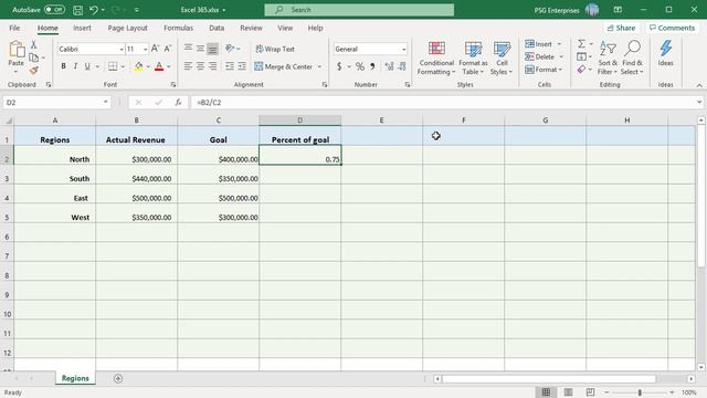 How to Calculate Percent of Goal in Excel - Office 365 смотреть онлайн