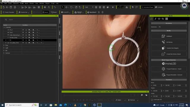 CC4 earring model to iclone 8 смотреть онлайн