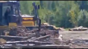 Бульдозер ЧЕТРА Т 9 01ЯБР3 в работе / ТехЗап