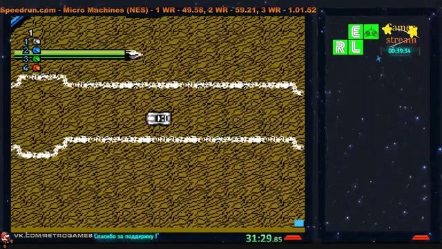 Speedrun - Micro Machines (NES) - 01.02.43 - CHALLENGE.Играет Gamer... смотреть онлайн