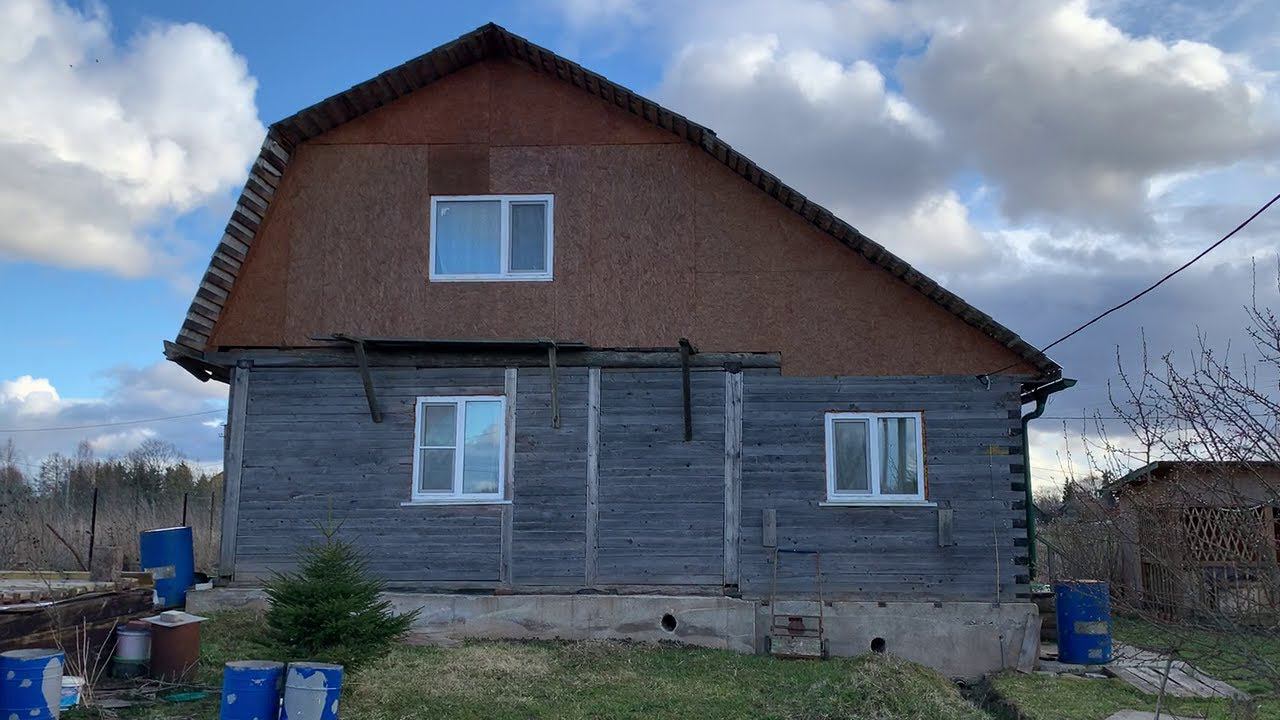 Зимний дом 150 км от Санкт-Петербурга рядом с озером (участок, баня, беседка, родник) смотреть онлайн