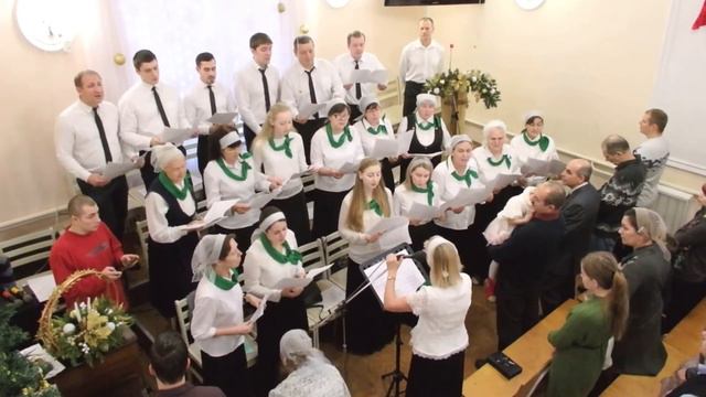 Хор: "Ангельское пенье в Небесах звучит" (07.01.2020г.) смотреть онлайн