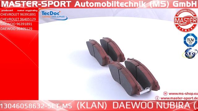13046058632-SET- MS | Brake Pads | Master-Sport-Automobiltechnik (MS) GmbH смотреть онлайн