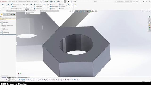 COMO HACER una ROSCA en SOLIDWORKS - Asistente para Rosca смотреть онлайн