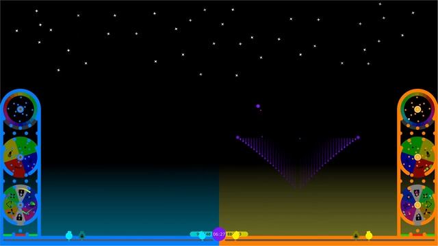 Box Vs MIKAN - Fireworks Battle In Algodoo