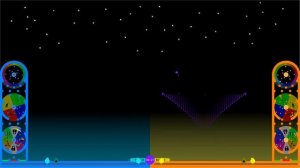 Box vs MIKAN - Fireworks battle in Algodoo