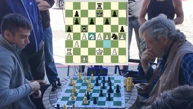 2 Masters + Budapest Gambit = Killer Knightmare Endgame! FM Mark The Duck vs NM Bryan The Butcher смотреть онлайн