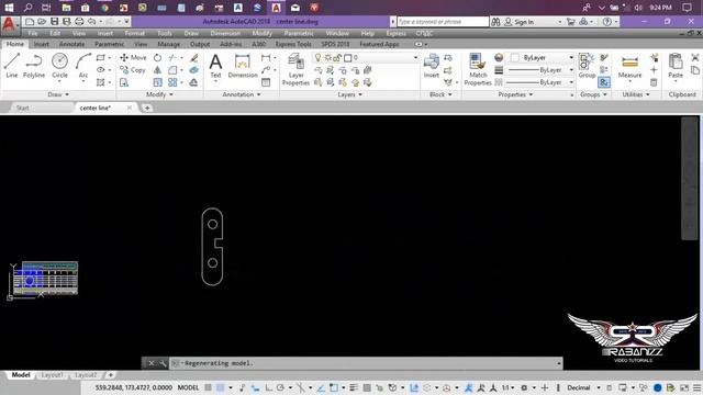 Using the REG(REGION) AND RE(REGEN)command in autocad 2018 смотреть онлайн