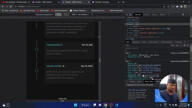 Portfolio Website with Bootstrap 5 in Malayalam | Part 9 | Bootstrap 5 Tutorials in Malayalam смотреть онлайн