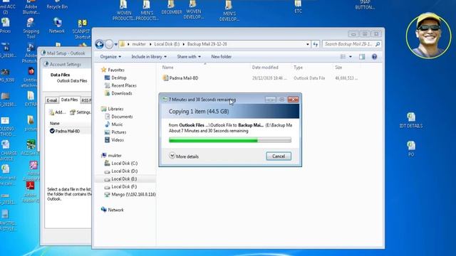 How to fixed outlook 2010 cannot open your default e mail folders | Outlook 2010 error problem solv смотреть онлайн