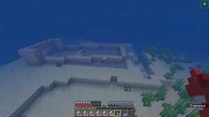 ванильное выживания в майнкрафт 1.20 построил город под водой #20