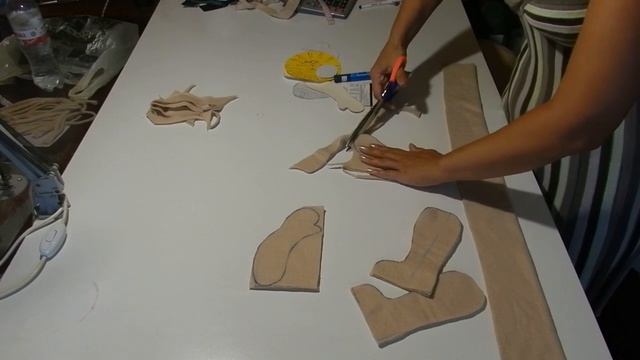 Крой частей тела для куклы смотреть онлайн