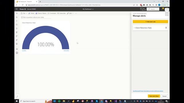 How to set up alerts and notifications in Power BI смотреть онлайн