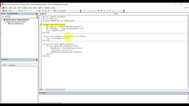 MS Access Web Browser смотреть онлайн