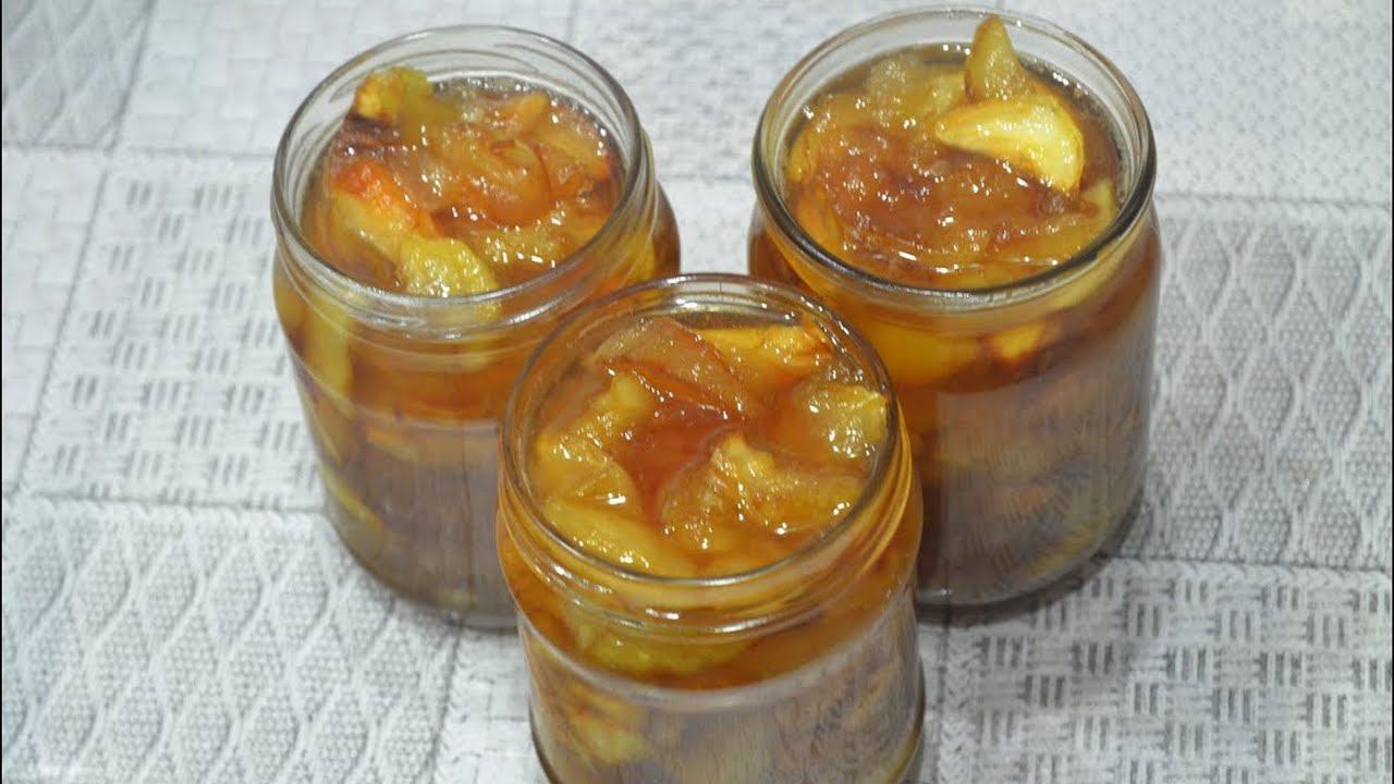 Янтарное яблочное варенье дольками в домашних условиях. смотреть онлайн