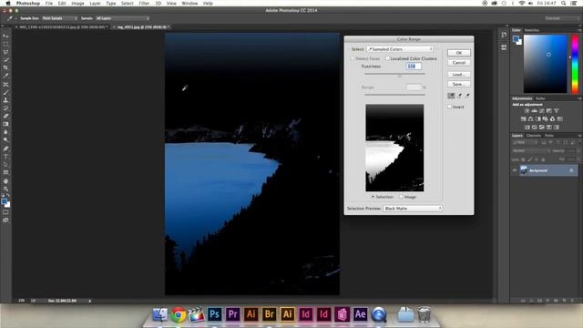 How to use Colour Range Selection in Photoshop смотреть онлайн