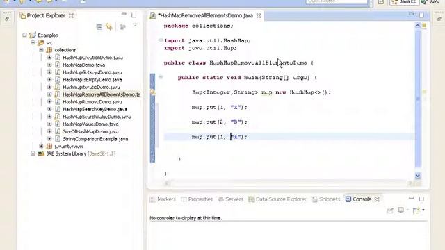 Java Example to remove all elements from Hashmap in java смотреть онлайн