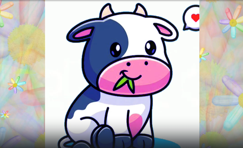 Коровка. Рисовать легко смотреть онлайн