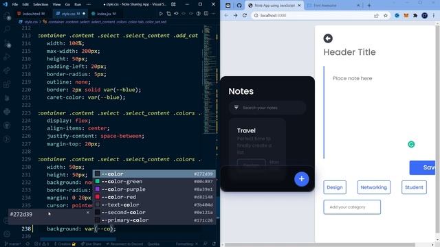 How to make your own Note App using HTML CSS & JavaScript смотреть онлайн