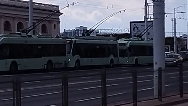 Троллейбус БКМ-42003А "Витовт" (БОРТ.4637) маршрут 58 на ул.Бобруйская смотреть онлайн