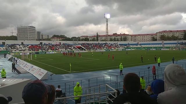 09.08.2018. Уфа (Россия) — Прогресс Нидеркорн (Люксембург). штрафной у ворот уфы смотреть онлайн