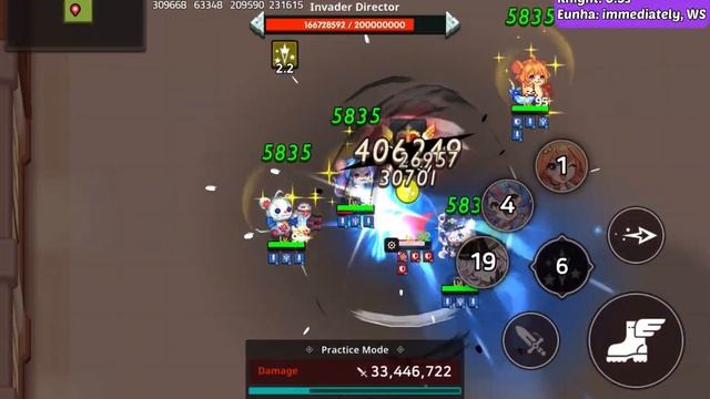 Guardian Tales - Raid - Invader Director 92 (Light) [Eunha-Kanna-Nari-Knight] смотреть онлайн