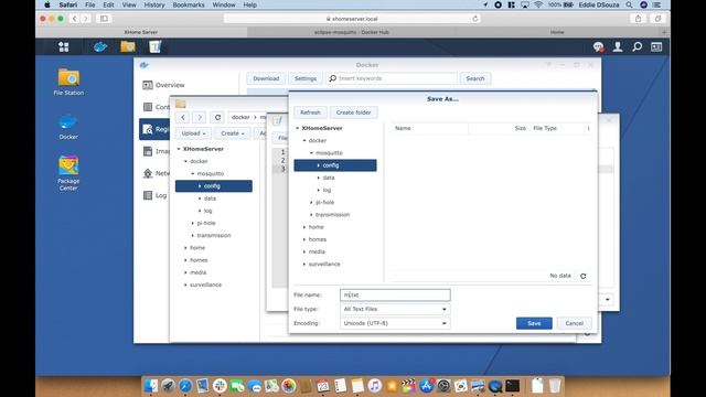 MQTT Mosquitto Broker using Docker Synology DS 218+ смотреть онлайн