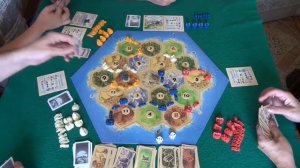 090 Колонизаторы 2/2   играем в настольную игру.