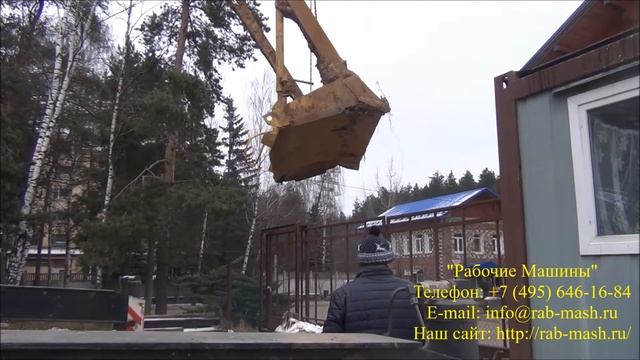 Разгрузка отвала бульдозера ЧТЗ-УРАЛТРАК Б10М.1111 смотреть онлайн